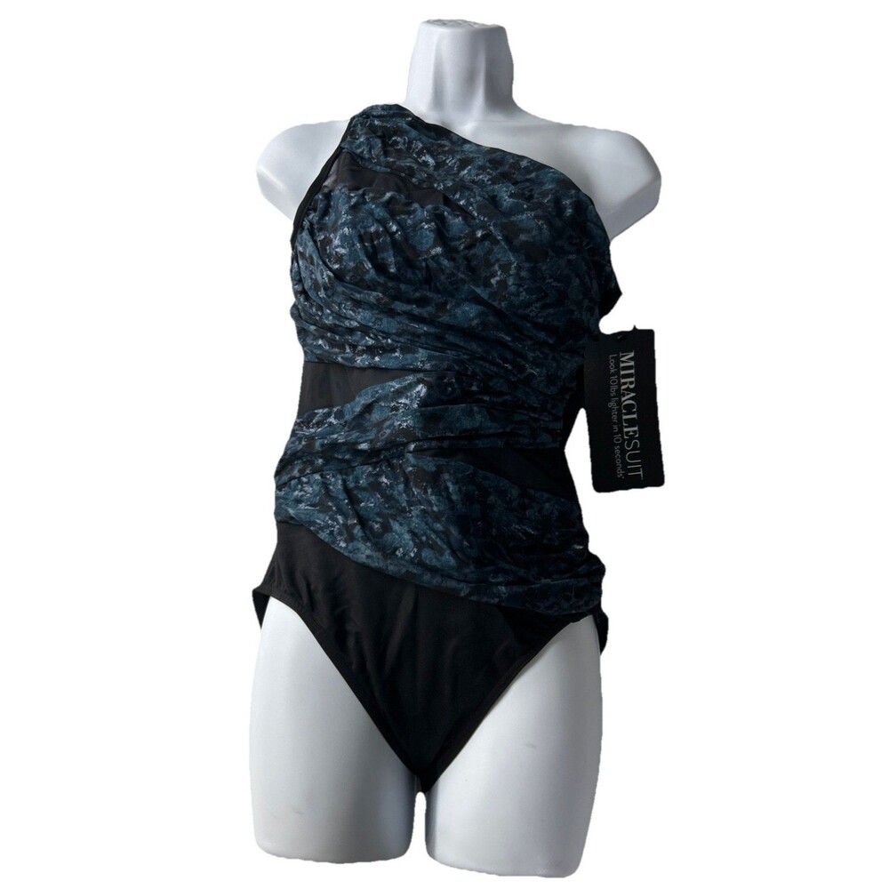 Miracle Swimsuit 12 Women’s Jena One Arm Piece Slimming Swimwear Beach